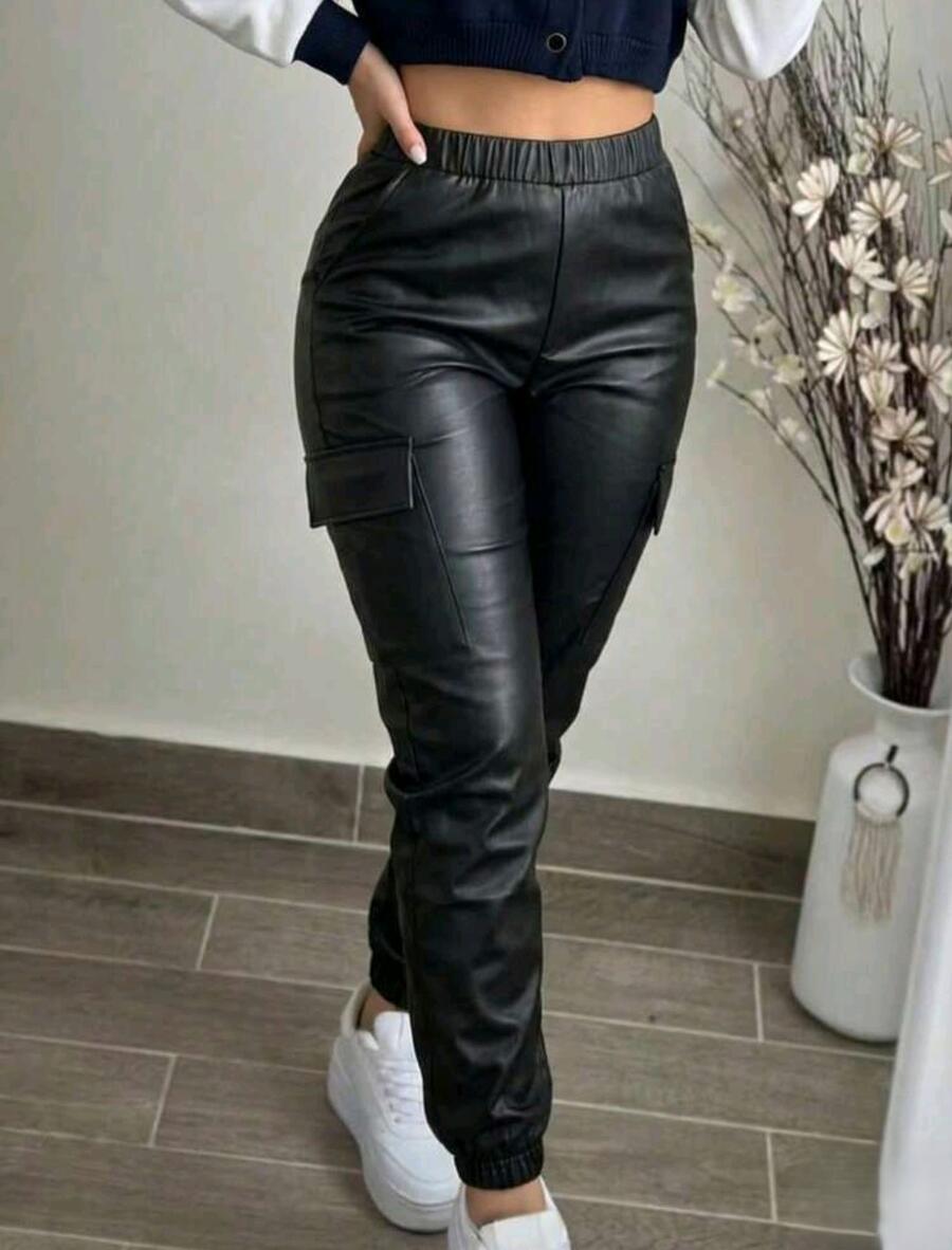 Pantalone cargo ecopelle taglie S/M - L/XL - 2XL/3XL