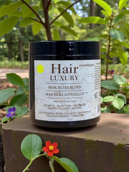 HAIR LUXURY MASCHERA ANTIGIALLO SILVER BLOND 250 ML