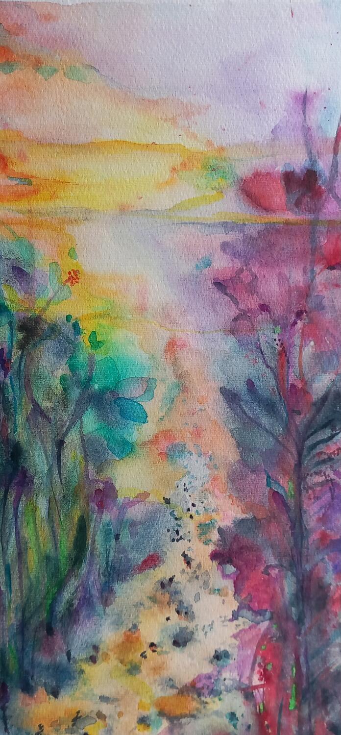 Visione di un Sentiero all'Alba