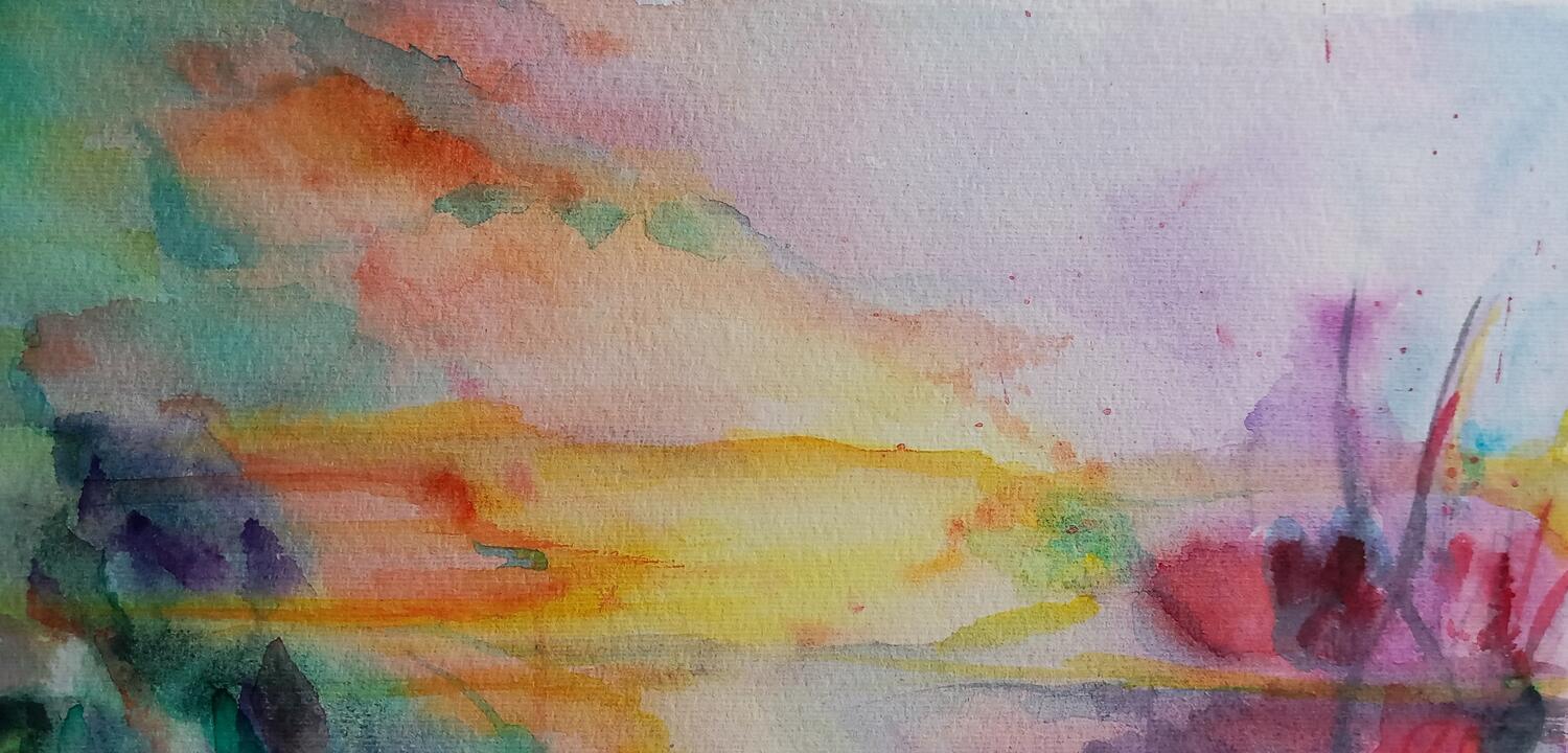 Visione di un Sentiero all'Alba