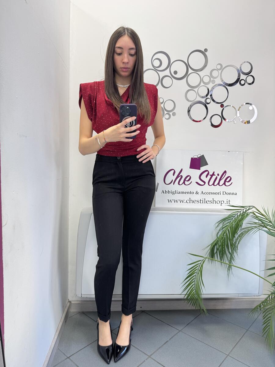 NOVITÀ Pantalone nero a sigaretta 