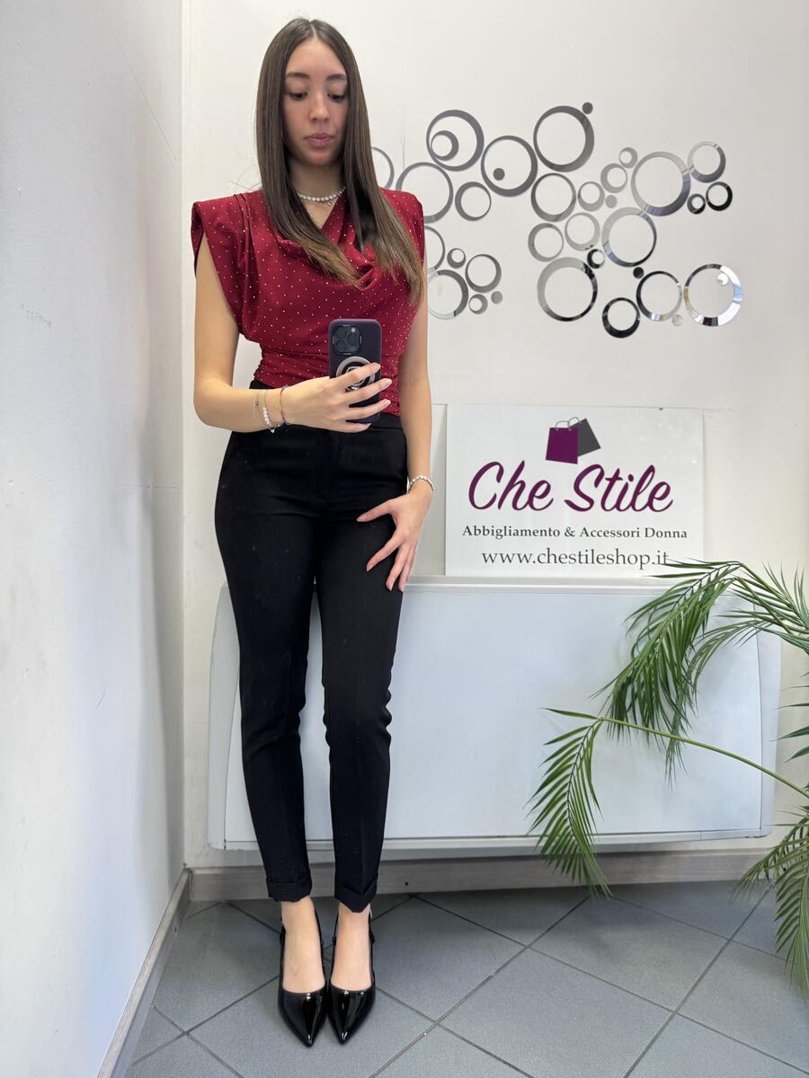 NOVITÀ Pantalone nero a sigaretta 