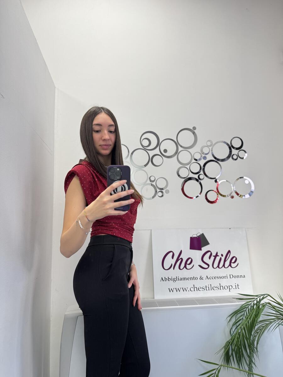 NOVITÀ Pantalone nero a sigaretta 