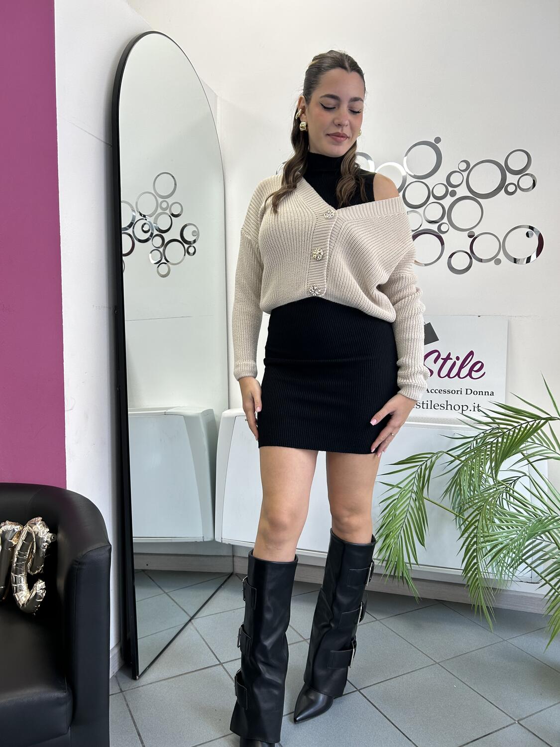 NOVITÀ Abito smanicato in maglina 