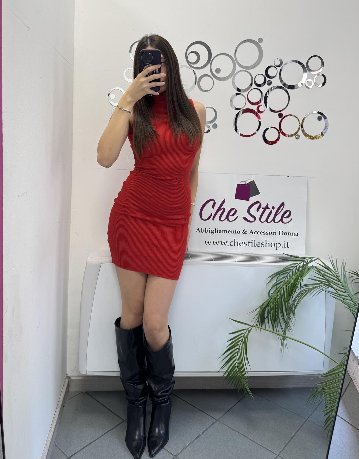 NOVITÀ Abito smanicato in maglina 