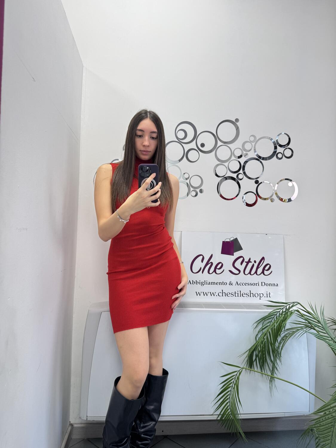 NOVITÀ Abito smanicato in maglina 