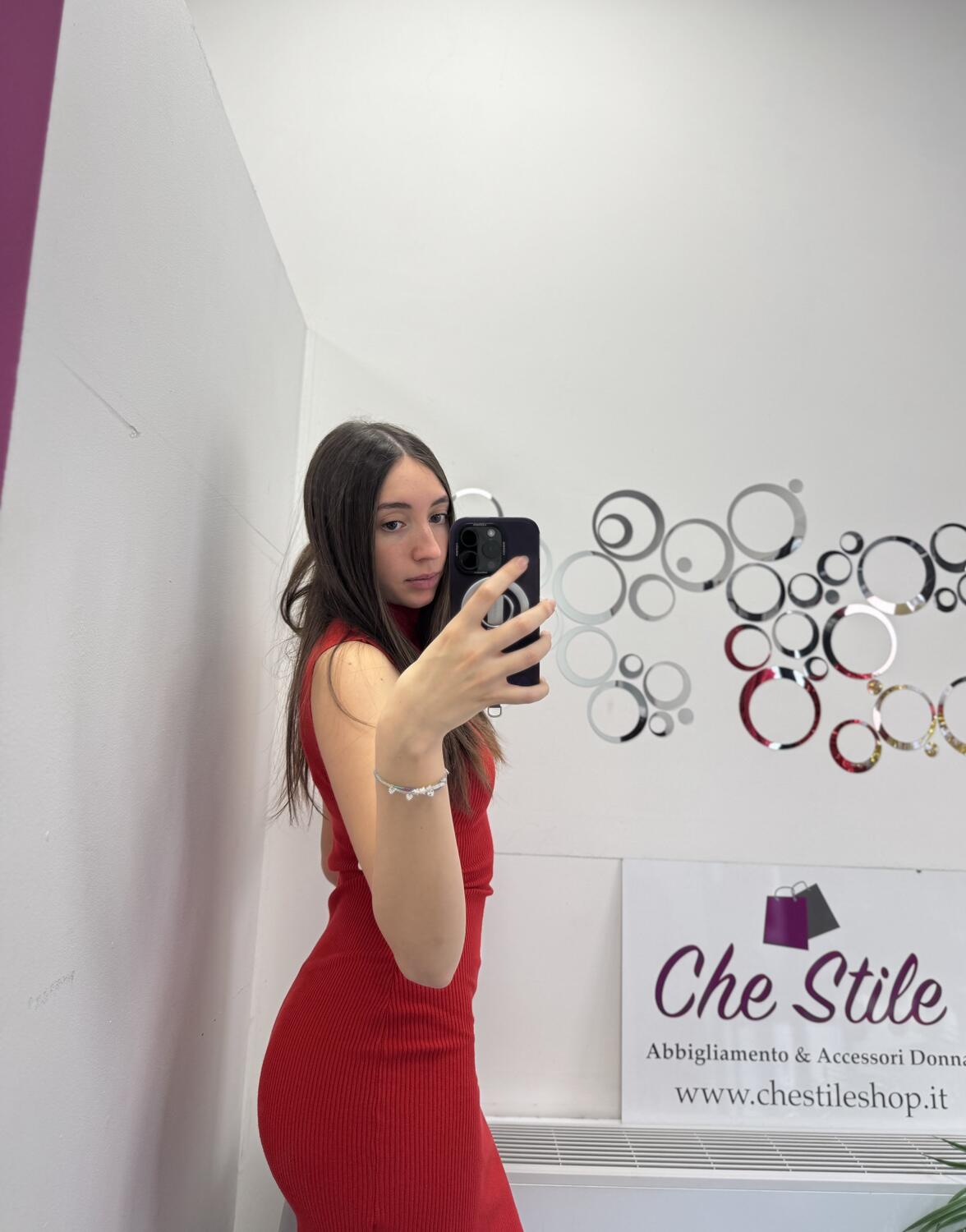 NOVITÀ Abito smanicato in maglina 