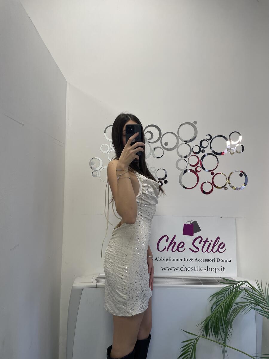 NOVITÀ Abitino paillettes schiena nuda