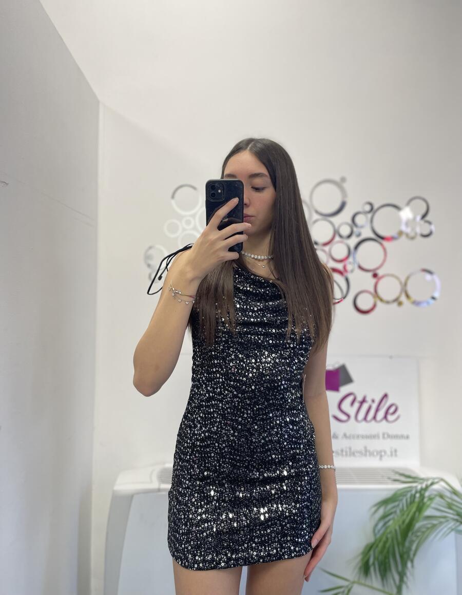 NOVITÀ Abitino paillettes schiena nuda