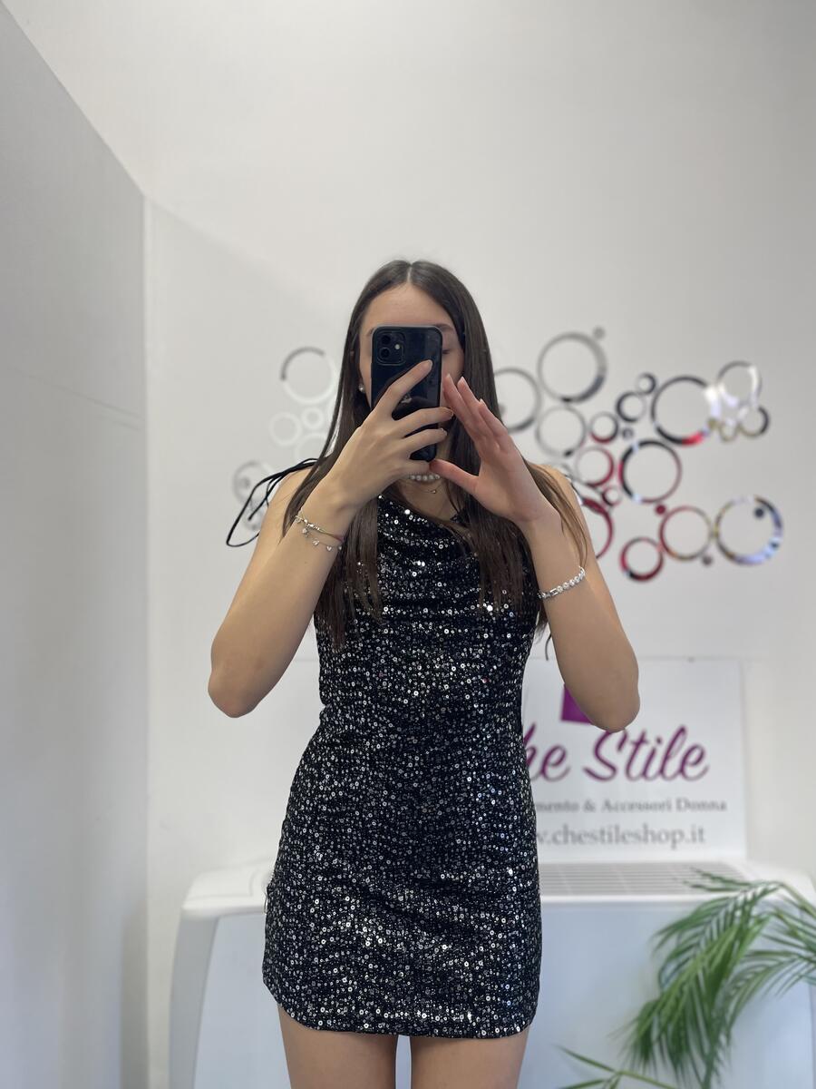 NOVITÀ Abitino paillettes schiena nuda
