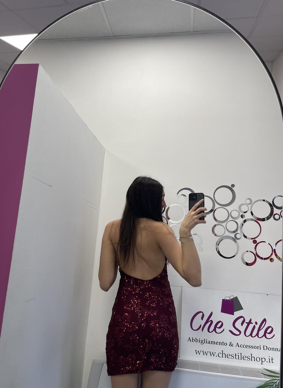 NOVITÀ Abitino fiori in paillettes