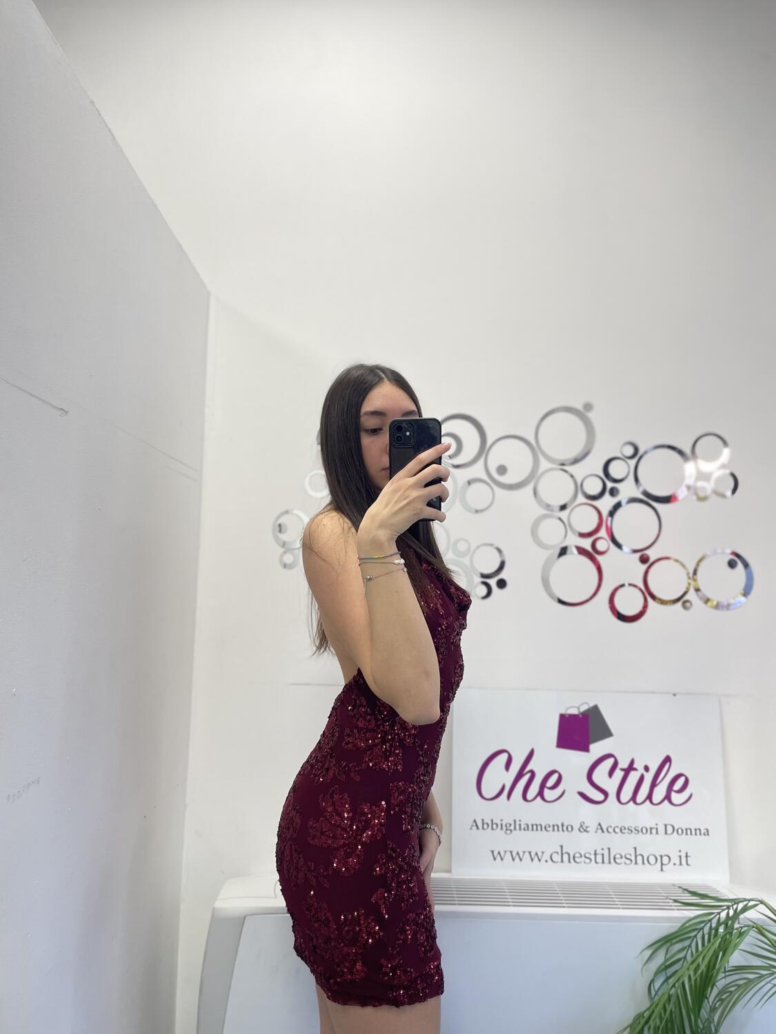 NOVITÀ Abitino fiori in paillettes