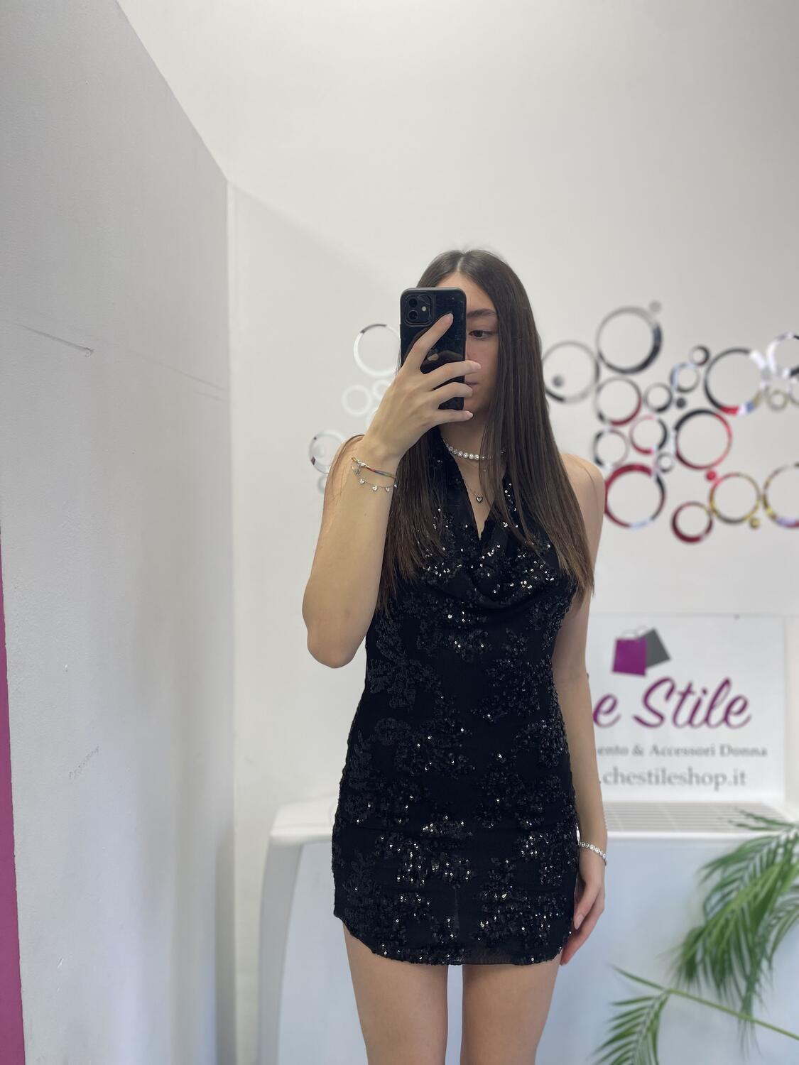 NOVITÀ Abitino fiori in paillettes