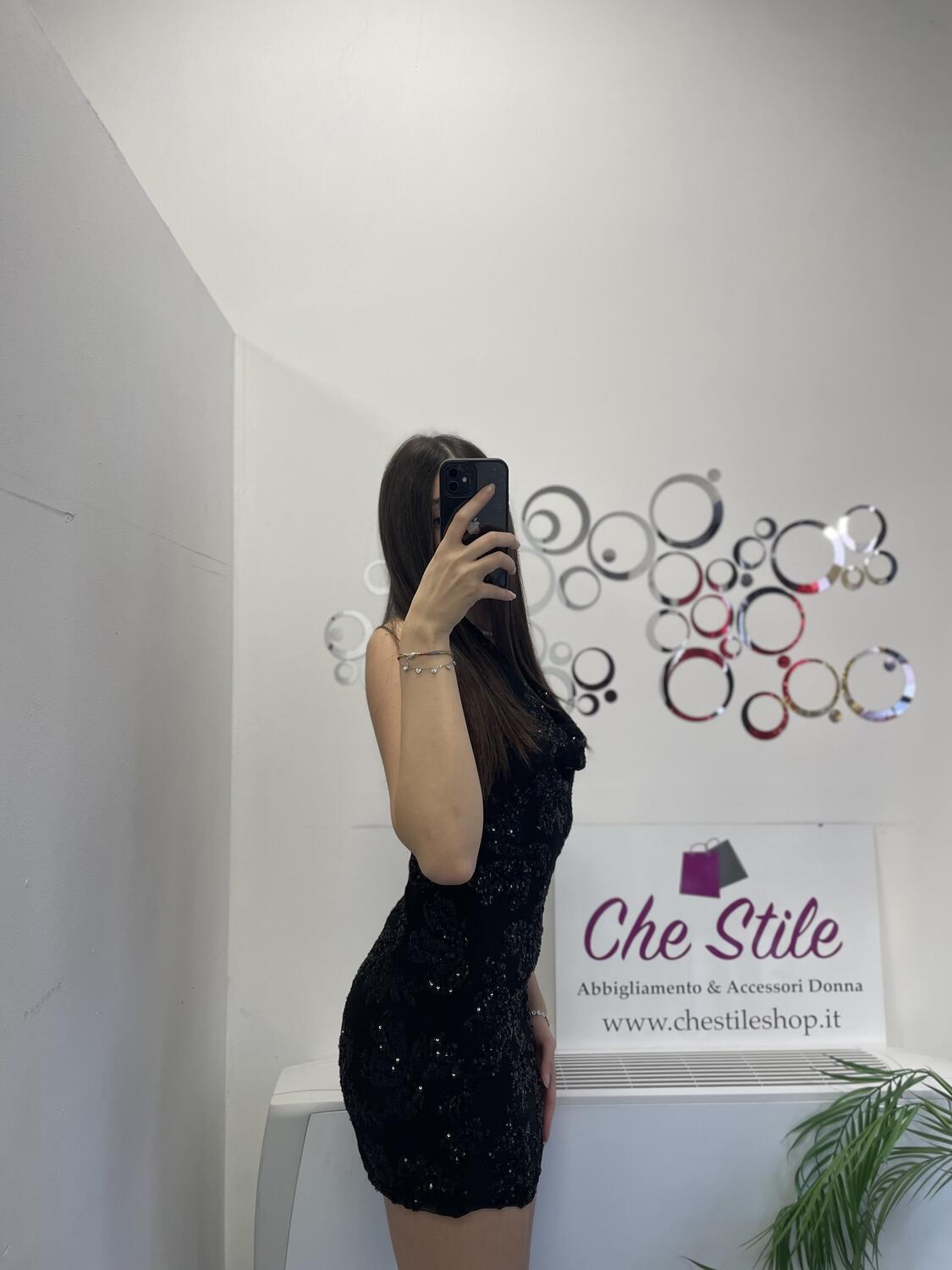 NOVITÀ Abitino fiori in paillettes