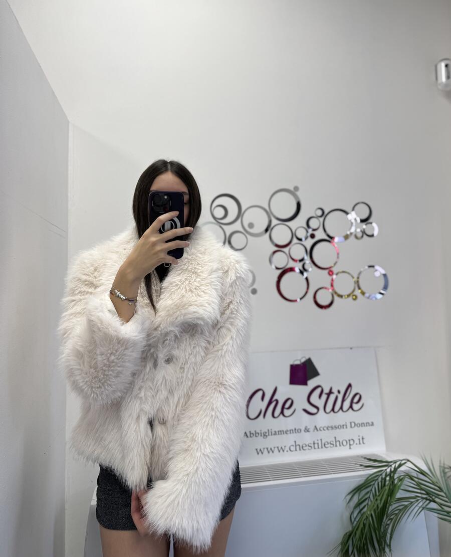 NOVITÀ Eco pelliccia bianca