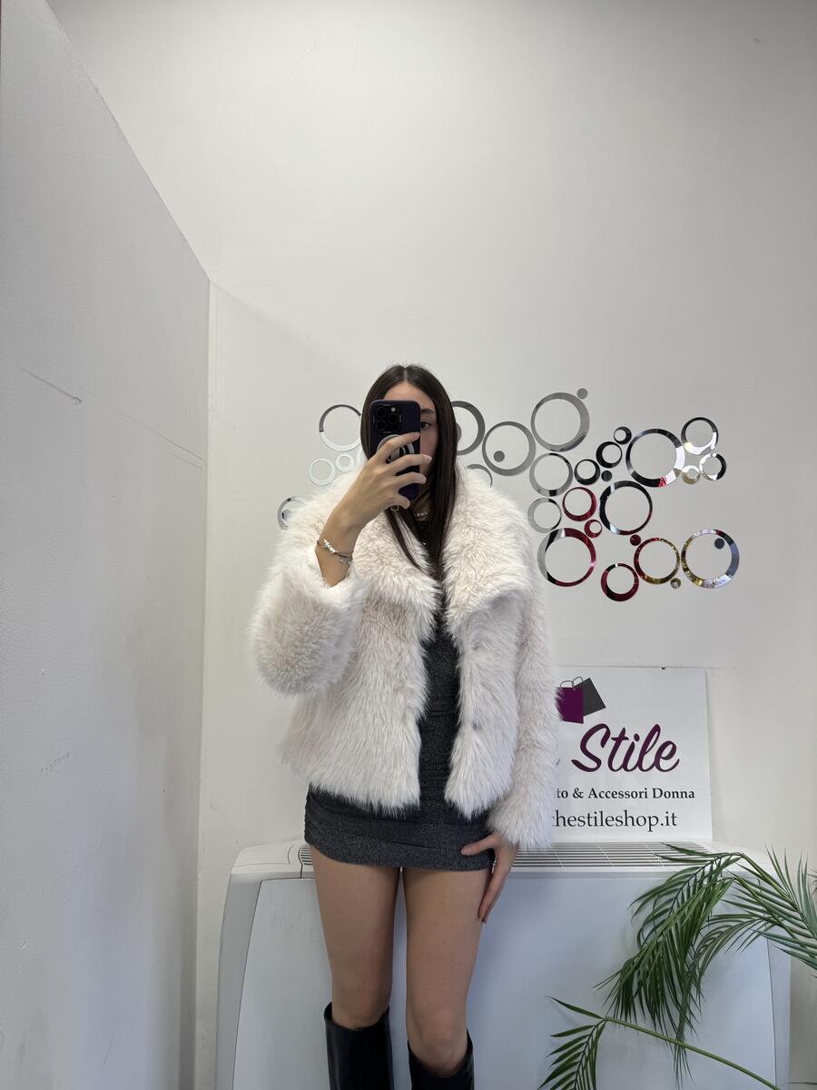 NOVITÀ Eco pelliccia bianca