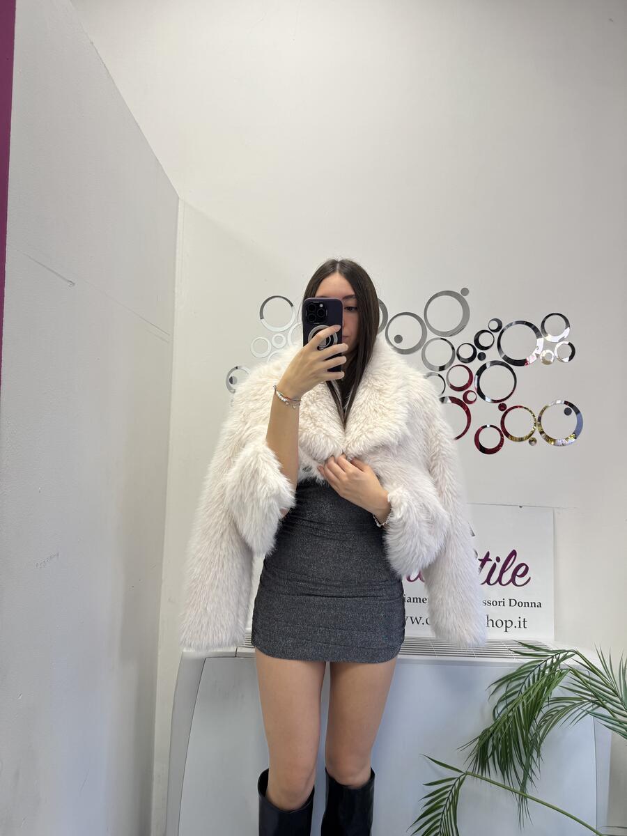 NOVITÀ Eco pelliccia bianca