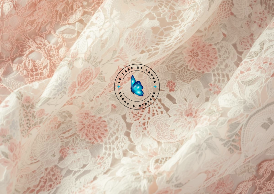 Kit digitale per Junk Journal Laces and Crochet