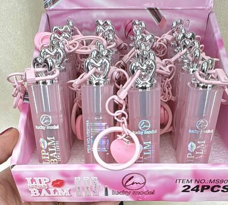 LUCKY MODEL LIP BALM + PORTACHIAVE