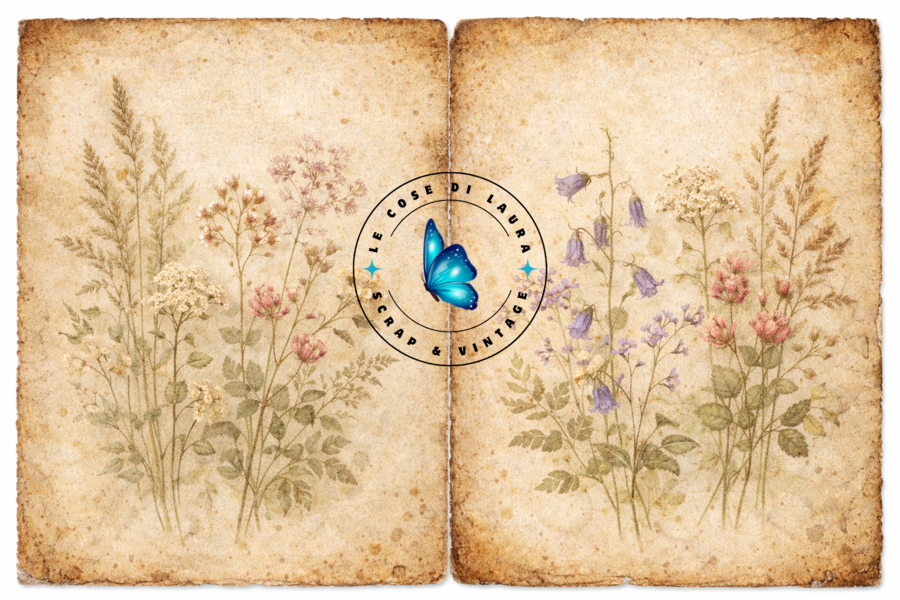 Kit digitale per Junk Journal "Botanical Dreams"