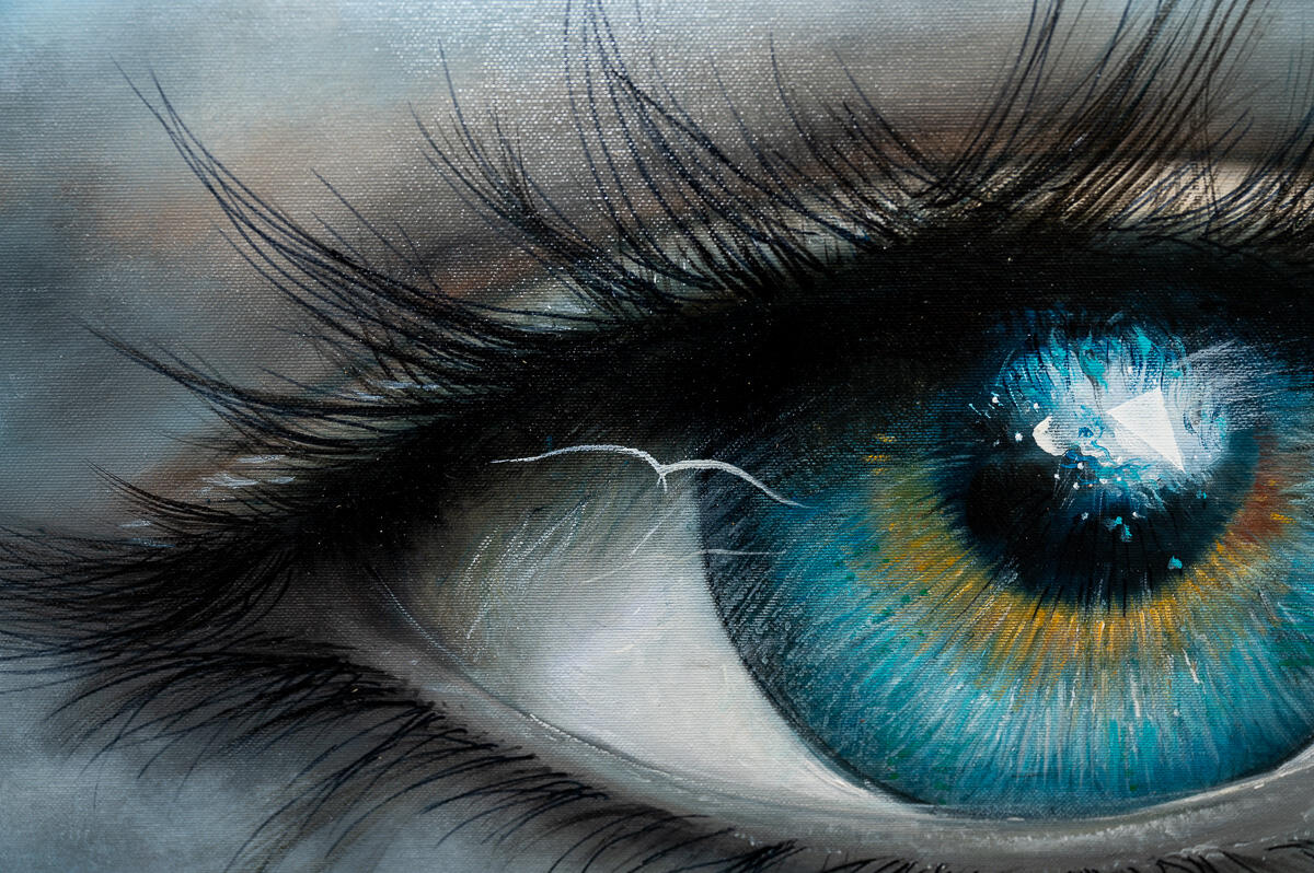 Mistero e Infinito: Lo Sguardo che Domina l'Orizzonte cm 180x80