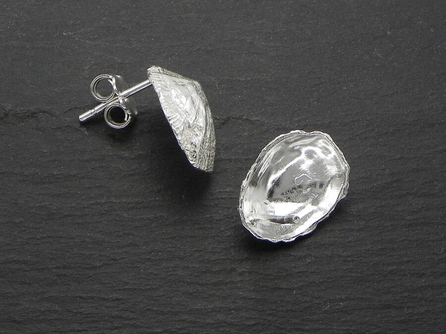 Earrings shell "patella"