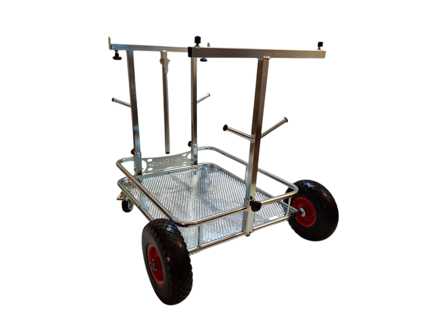 CARRELLO PADDOCK PORTAKART CROMATO KARTHOUSE