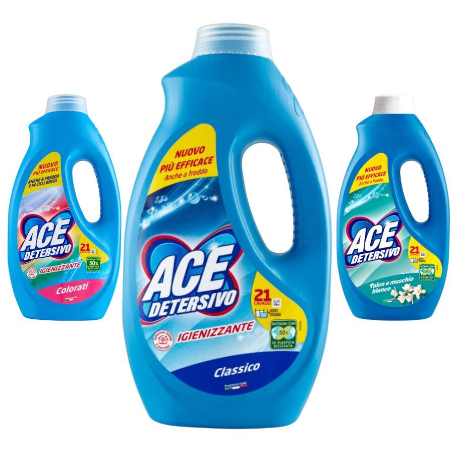 ACE LAVATRICE 21 LAVAGGI (Confezione da 30 pezzi) 