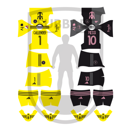 DECALS INTER MIAMI 2024-25 2 MAGLIA