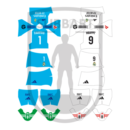 DECALS REAL MADRID 2024-25