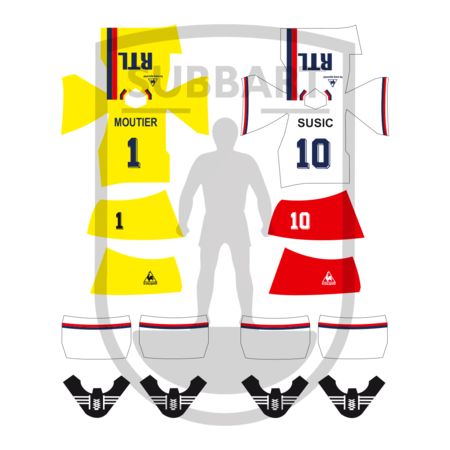 DECALS PARIS SAINT GERMAIN 1985 2 MAGLIA