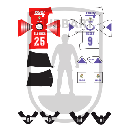 DECALS REAL MADRID 1997/98