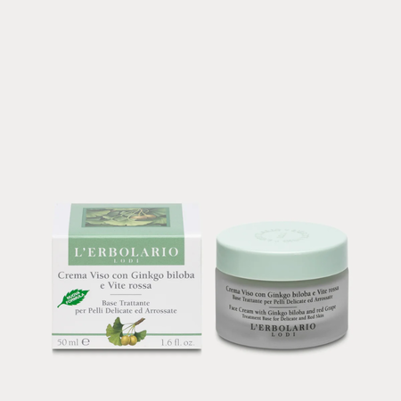 L'Erbolario - Crema viso con Ginkgo biloba e Vite rossa