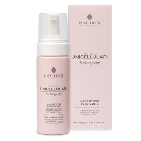 Nature's Acque Unicellulari FORLONGEVITY Mousse Viso Detergente 
