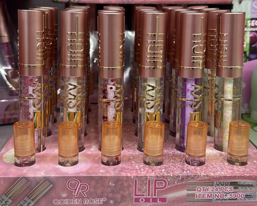 QOIDEN ROSE LIP OIL GLITTER