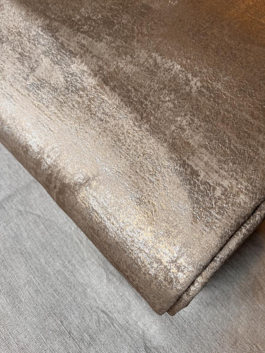 Tessuto I nastri di Mirta "Spalmato Amore" Tortora col 016