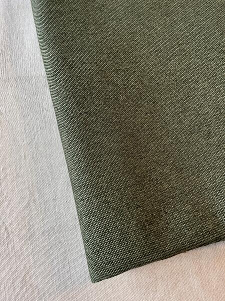 Tessuto I nastri di Mirta "Canvamos" Verde abete