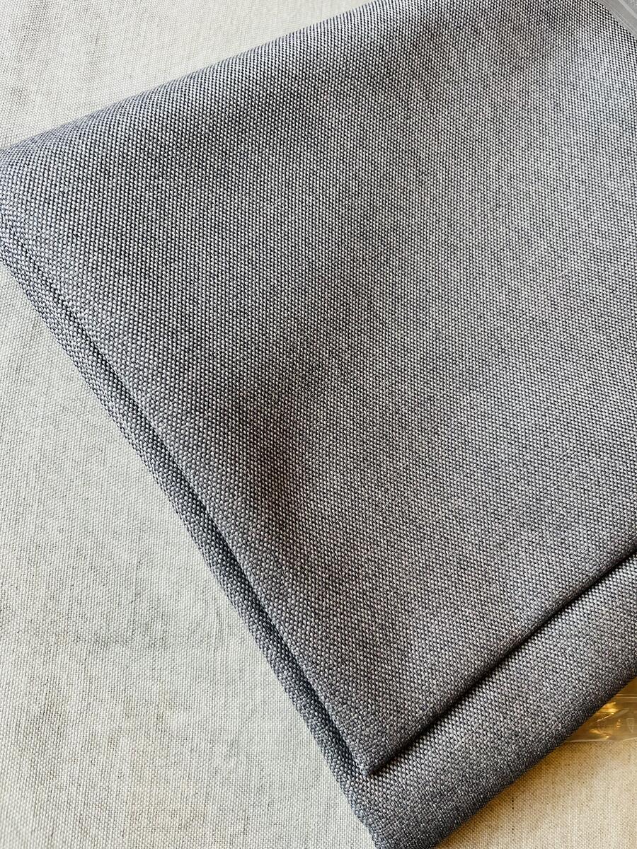 Tessuto I nastri di Mirta "Canvamos" Grigio