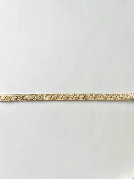 Pizzo I Nastri di Mirta Agramano h 1 cm bianco perla