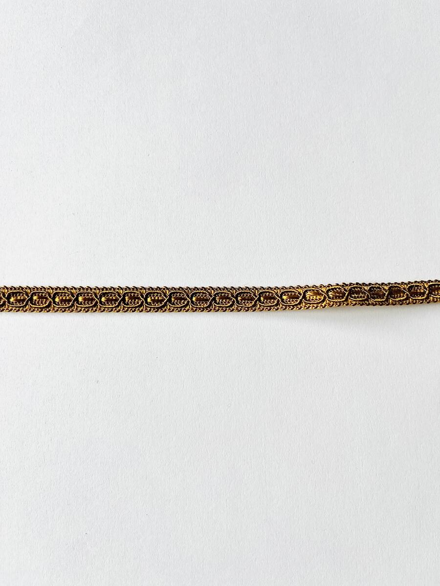 Pizzo I Nastri di Mirta Agramano h 1 cm bronzo