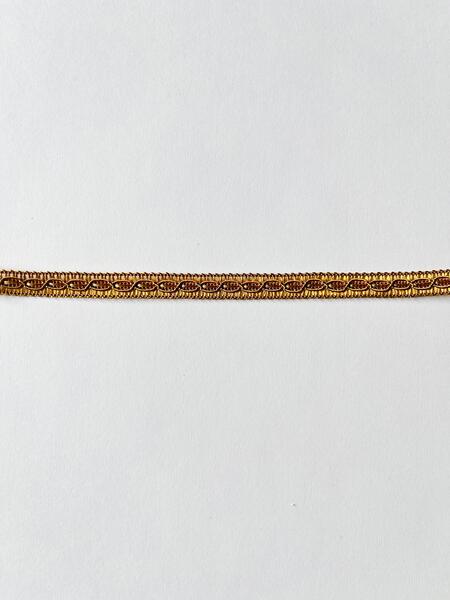 Pizzo I Nastri di Mirta Agramano h 1 cm oro antico