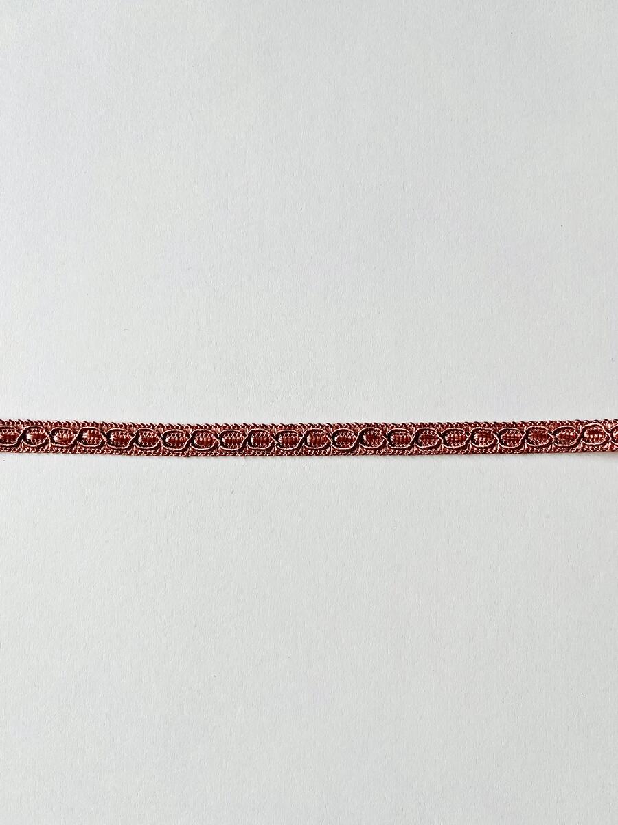 Pizzo I Nastri di Mirta Agramano h 1 cm rosa antico