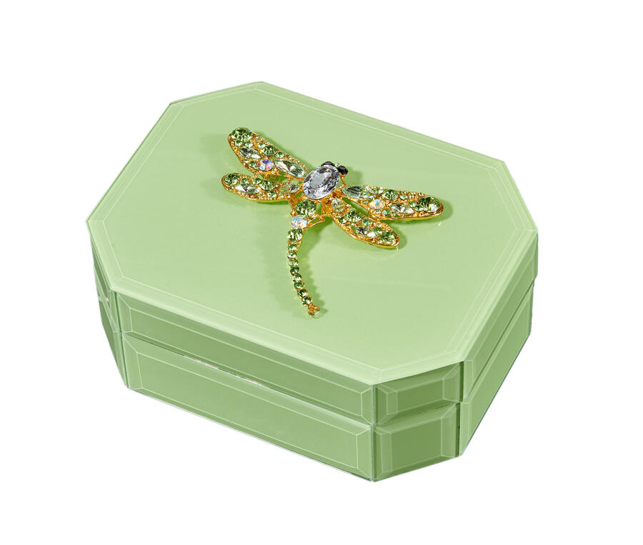 Portagioie in vetro colorato verde – L'Oca Nera, Collezione Fashion 2026