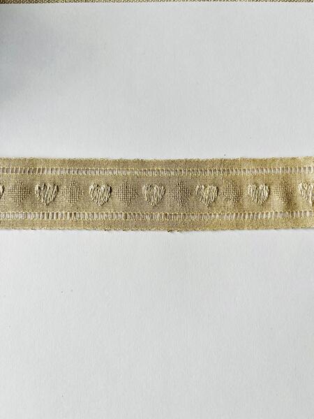 Pizzo I Nastri di Mirta il Nastrolino  écru   cod 210 cuori