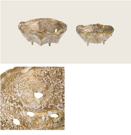 L’Oca Nera – Set 2 Centrotavola in alluminio Collezione Fashion