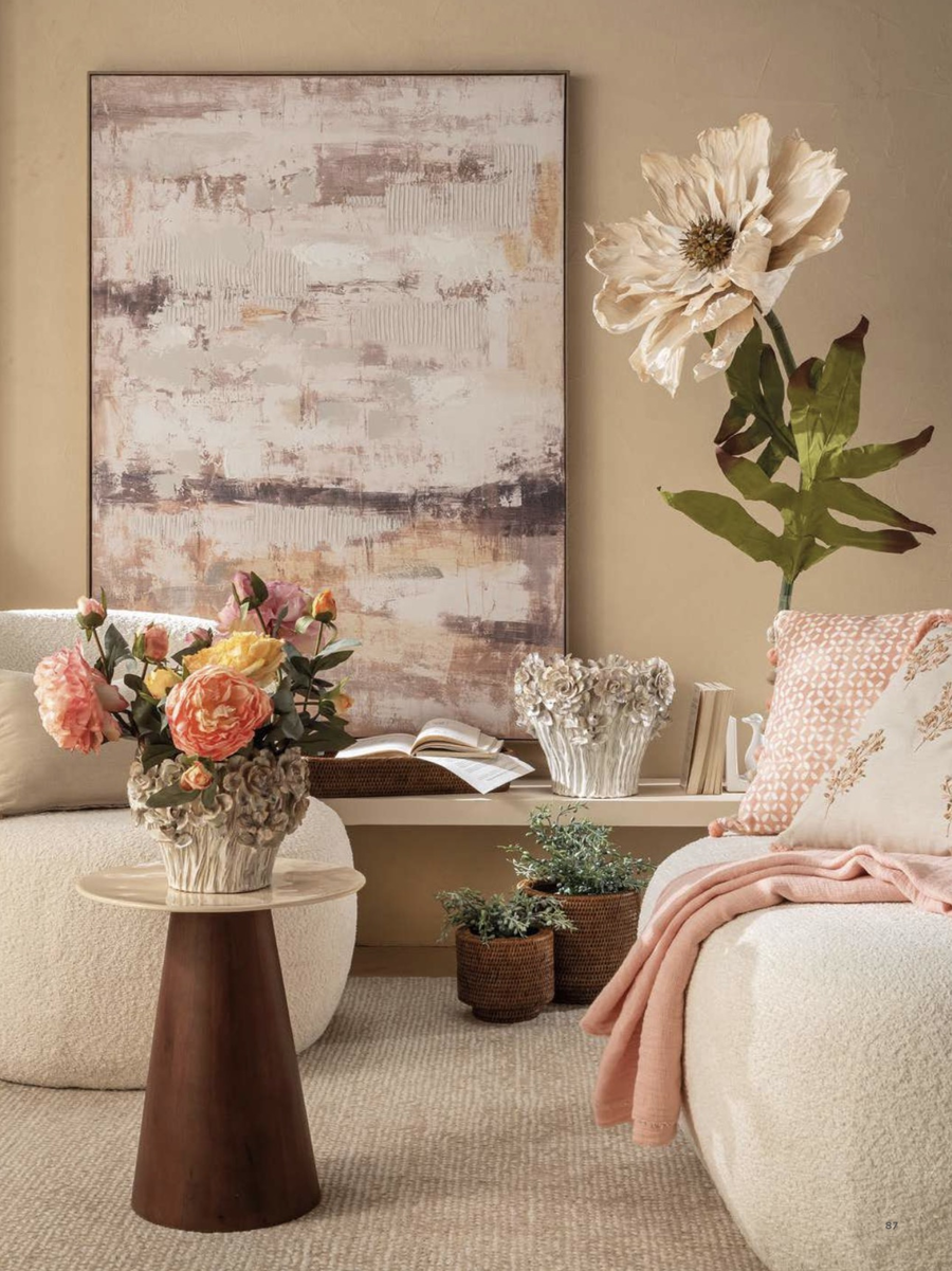 L’Oca Nera – Vaso piccolo in Gres Modern Country Ø24x19h