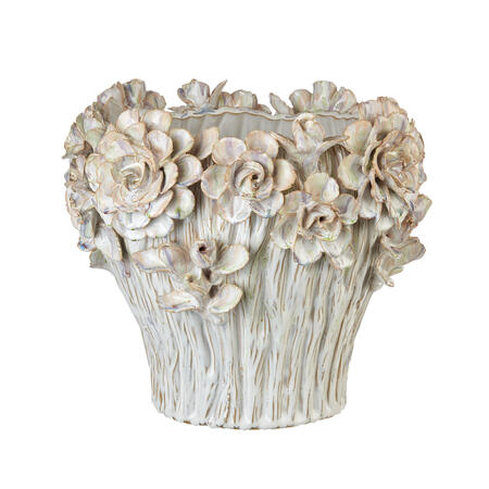 L’Oca Nera – Vaso grande in Gres Modern Country Ø24x19h