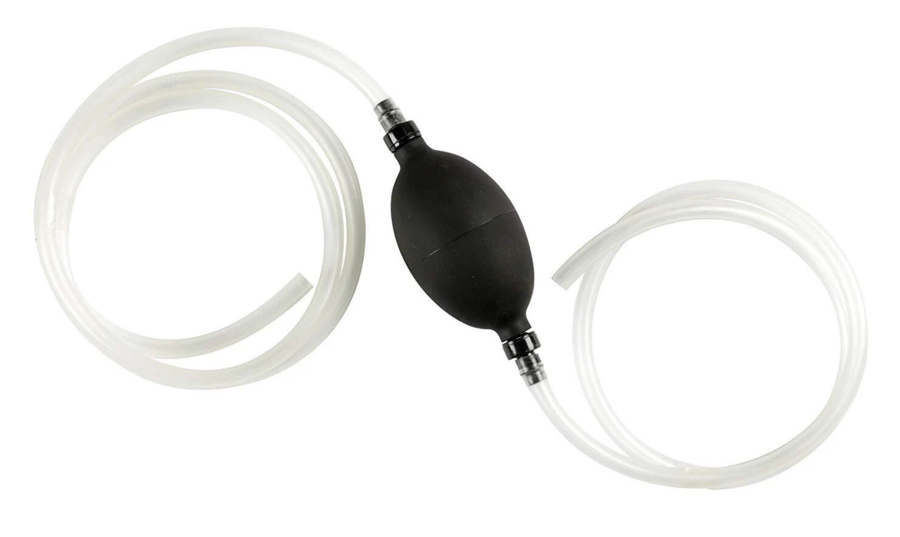 Pompa aspira liquidi a sifone travaso benzina gasolio diesel olio tubo di gomma