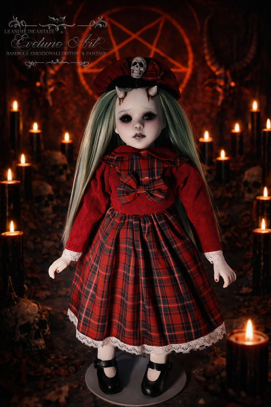 Shaim Bambola Demone fatta a mano