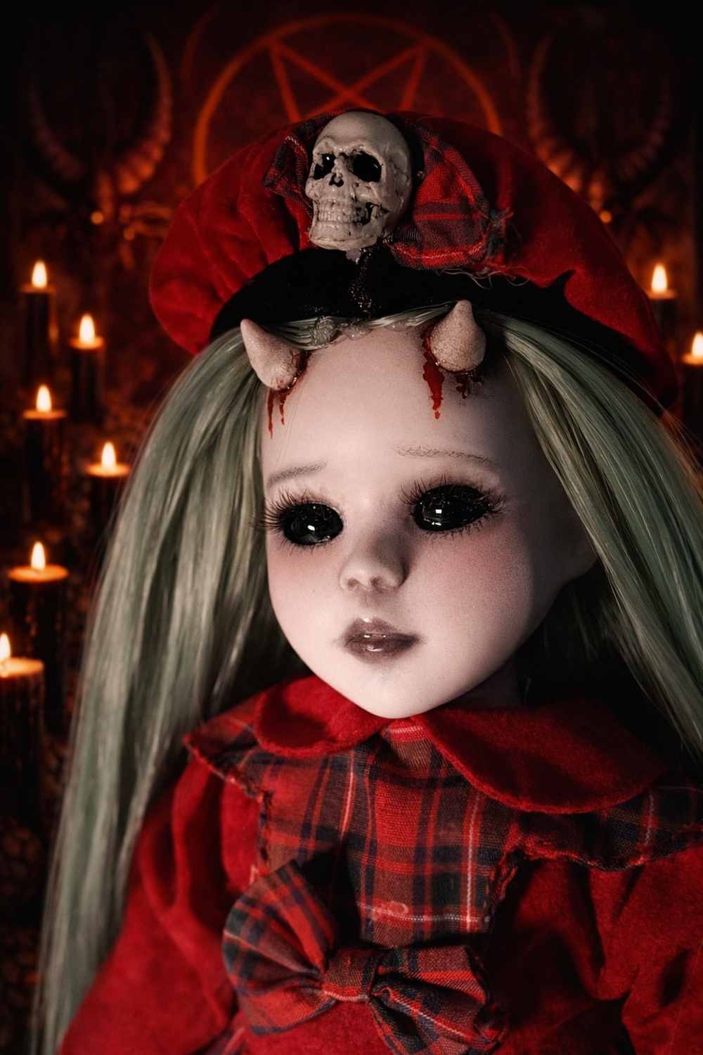 Shaim Bambola Demone fatta a mano